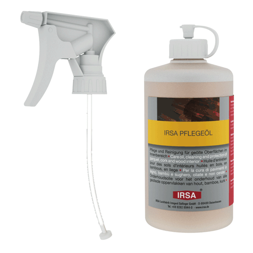 Nettoyant Pour Parquet Huilé IRSA 1,0 Litre - Pour Surfaces Huilées Et Huilées/cirées