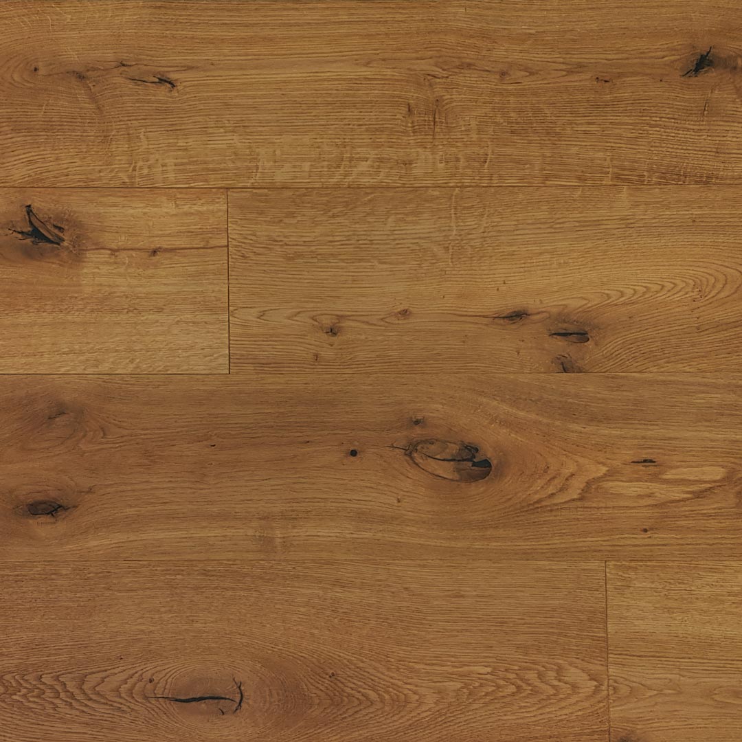 Massivholzdiele Eiche Antique Brown von Woodline Parquetry