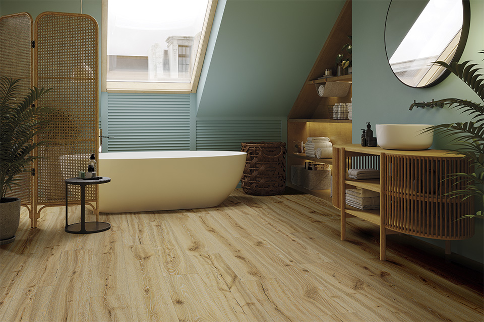 Design-Vinylnoden SPC Rigid Board Eiche Desert