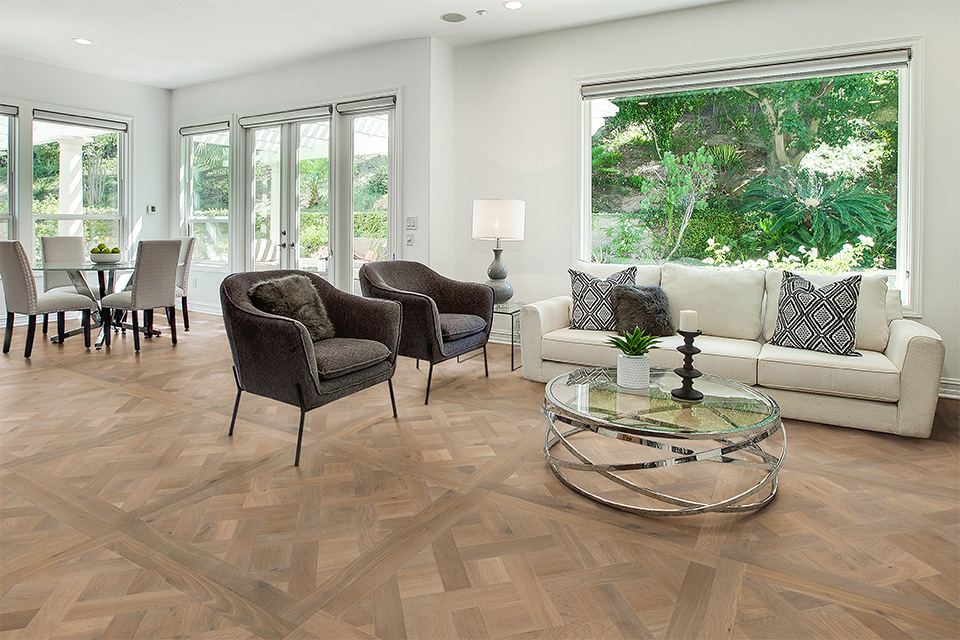 Tafelparkett Versailles Eiche Mauritius – Woodline Parquetry
