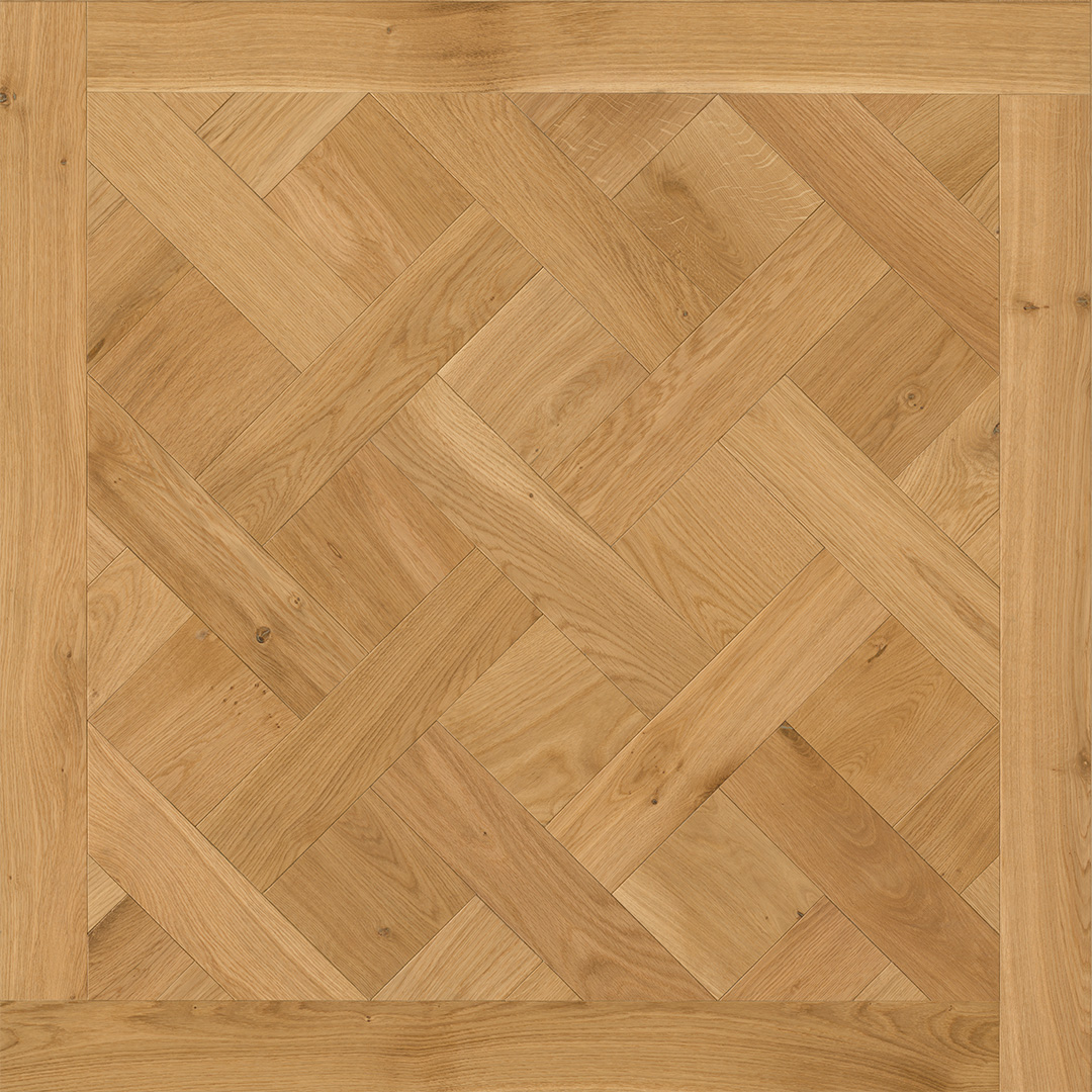 Tafelparkett Versailles Eiche Natur – Woodline Parquetry