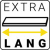 Grafik Icon: "Extra lang" für Großformatparkett Dielenriesen & Fischgrätriesen