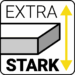 Grafik Icon: "Extra stark" für Großformatparkett Dielenriesen & Fischgrätriesen